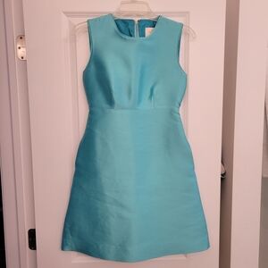 Kate Spade Aqua Sleeveless Mini Dress